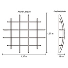 Prateleira Taylor Laranja Maxima