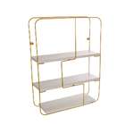 Prateleira Teddy Dourada E Legno