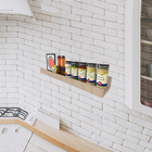 Prateleira Tempero Simples Trovarelli 60 Cm Madeirado