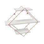 Prateleira Tirion Cobre E Branca 54 Cm