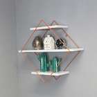 Prateleira Tirion Cobre E Branca 54 Cm