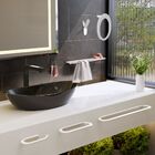 Prateleira Tripla Aço Inox Branco Fosco Agata