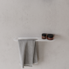 Prateleira Tripla Aço Inox Branco Fosco Agata