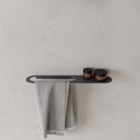 Prateleira Tripla Aço Inox Preto Fosco Agata