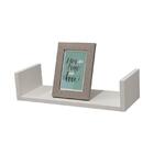 Prateleira U 50 X 15cm Branca Suporte Invisível