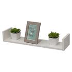 Prateleira U 70 X 10cm Branco Suporte Invisivel