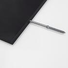 Prateleira U 70 X 10cm Preta Suporte Invisível