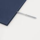 Prateleira U 80 X 15cm Azul Suporte Invisível