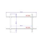 Prateleira Varanda Gourmet Nicho Madeirada E Tubos Preto Fosc