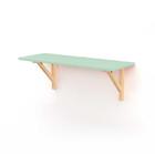 Prateleira Verde Claro 60cm + Mão Francesa