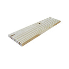 Prateleira Verticalize 2x14x90 Em Madeira - Natural