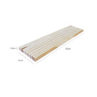 Prateleira Verticalize 2x14x90 Em Madeira - Natural