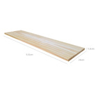 Prateleira Verticalize 2x24x120 Em Madeira De Pinus - Natural