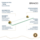 Prateleira Vidro Aria