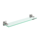 Prateleira Vidro Essence Aço Escovado