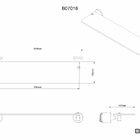 Prateleira Vidro St. Claire Dourado