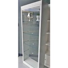Prateleira Vidro Vitrine Branco 185x64x32cm - Deep