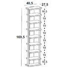 Prateleira Way - Amarelo - M40