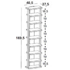 Prateleira Way Cacau E Branco