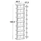 Prateleira Way - Nude -m53