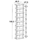 Prateleira Way - Vinho - M49