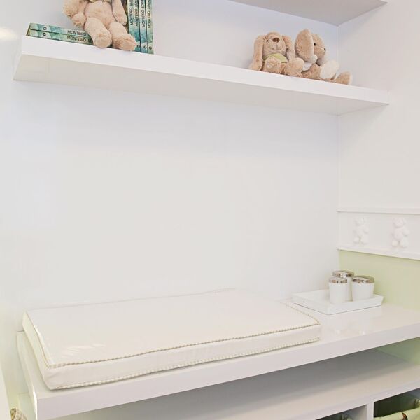 Prateleiras Mdf Branca 2 Peças 130x20 Com Suporte Invisivel