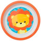 Pratinho Para Bebê Animal Fun Estampa Leão Prato Infantil Ras