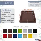 Prato Base Quadrado 21x21 Cm Coletor De Água Para Vasos De Pl