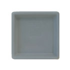 Prato Base Quadrado 21x21 Cm Coletor De Água Para Vasos De Pl