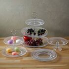 Prato Bolo Boleira Com Pé De Cristal Renaissance 18cm Lyor