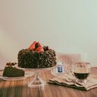 Prato Bolo Boleira Com Pé De Cristal Renaissance 18cm Lyor