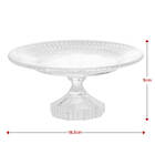 Prato Bolo Boleira Com Pé De Cristal Renaissance 18cm Lyor