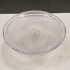 Prato Bolo Boleira Redondo Home&co Com Pé Vidro 10x17x17cm Tr