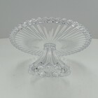 Prato Bolo Boleira Redondo Home&co Eco Crystal 12x27x27cm Tra