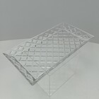 Prato Bolo Boleira Retangular Home&co Eco Crystal 3x32x17cm T