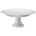 Prato Bolo Com Base 30 Cm Branco Porcelana Schmidt