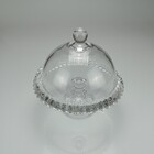 Prato Bolo Home&co Tampa Eco Crystal 19x19x19cm Transparente