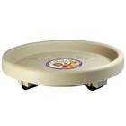 Prato com Rodas 27cm Taupe