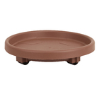 Prato com Rodas 35cm Marrom Okla