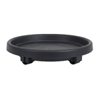 Prato com Rodas 35cm Preto Okla