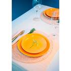 Prato Coupe Raso Porcelana Com Esmalte Reativo 26 Cm Mostrada