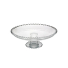 Prato Cristal Com Pé Pearl 20 Cm- Wolff