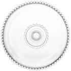 Prato Cristal Com Pé Pearl 20 Cm- Wolff