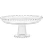 Prato Cristal Com Pé Pearl 20 Cm- Wolff