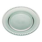 Prato Cristal Pearl Verde 28cm