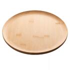 Prato De Bambu 18x2cm Lyor Bandeja Redonda Petisqueira Servir