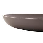 Prato De Bambu E Polipropileno Raso Lines Lyor 27cm Para Refe