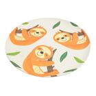 Prato De Bambu Raso 25cm Anji Preguiça