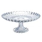 Prato De Bolo De Vidro Classico 29 5cm X 29 5cm X 13 5cm