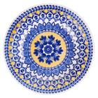 Prato De Cerâmica Fundo 23cm Floreal Oxford La Carreta